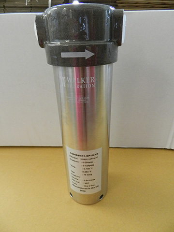 WALKER不锈钢高压过滤器最大工作压力分别为50barg、100barg和350barg