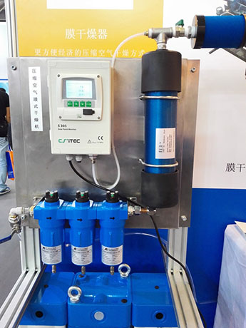 内含中空纤维的高分子膜的SR CMD渗膜式干燥管配合过滤器组使用