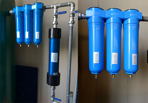 压缩空气过滤器和膜干燥器
