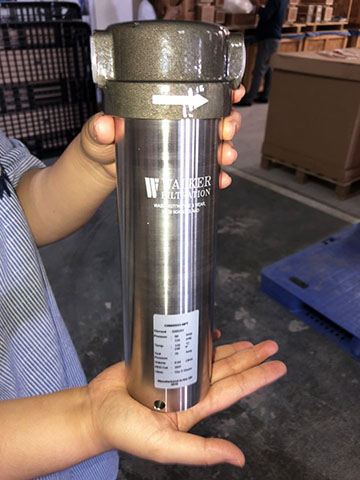 大连仓库的WALKER不锈钢高压过滤器备货