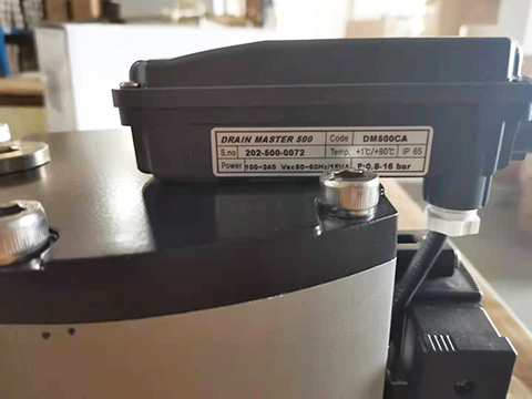 空压系统电子自动排水器DM500CA产品铭牌