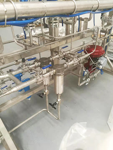 SR HP系列不锈钢高压过滤器安装在高压系统中